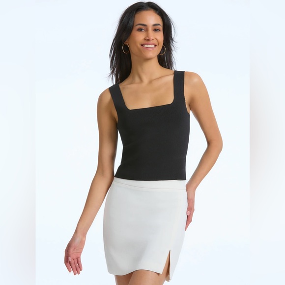 525 America Eva Square Neck Tank in Black Size S - Picture 5 of 6